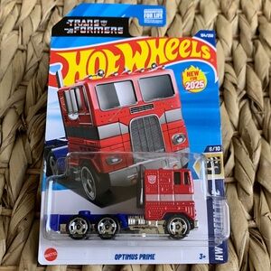 Transformers Optimus Prime Hot Wheels Trans Formers Hotwheels Truck New 2025